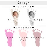 実物大【２点目~ 500円OFF】赤ちゃんの手形・足形キーホルダーフォトプリント　　名入れ 内祝い 出産記念 写真 敬老の日 父の日 母の日 誕生日 ギフト プレゼント 男の子 女の子 御祝 記念 送料無料 オーダーメイド 生年月日 可愛い