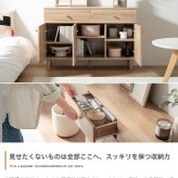 引き出し付きキャビネット サイドボード テレビ台 チェスト 収納 引き出し 扉付き 可動棚 本棚 食器棚 リビングボード スリム 薄型 ファミリー 一人暮らし ワンルーム リビング 寝室 ダイニング キッチン 幅100 高さ70 奥行31 カウンター下収納 脚付