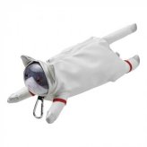 ペンケース 猫 筆箱 アストロキャット ハチワレ 宇宙服 ぬいぐるみ風 ポーチ 雑貨 文房具 筆記用具 収納 小物入れ カラビナ付き おしゃれ かわいい ギフト プレゼント セトクラフト