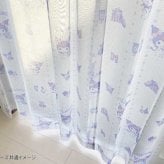 サンリオ クロミ レースカーテン 2枚セット 100×133cm キャラクター 子供部屋 寝室 洗える ウォッシャブル 窓辺 おしゃれ かわいい インテリア サンリオ正規ライセンス品