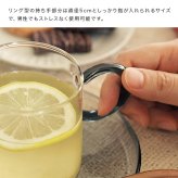 SKON スコン グラスマグ リング 300ml[マグカップ コップ おしゃれ 耐熱ガラス マグ ガラスマグカップ 耐熱 ガラス 持ち手付き カップ 耐熱マグカップ 耐熱グラス 耐熱コップ グラス タンブラー ガラスコップ ガラスカップ 食洗機対応]