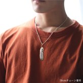 ハワイアンジュエリー シルバー ペンダント トップ 刻印 無料 誕生石入れ可 羽根 羽 フェザー 翼 Lサイズ シルバー925 チェーン別売 ネイティブ BY THE SEA バイザシー 彼女 妻 女性 レディース 誕生日 プレゼント ハロウィン 【品番：SP323L】