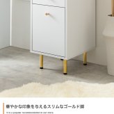 デスク チェア PC パソコン 勉強机 机 つくえ テーブル ドレッサー Camilla カミラ 大理石柄 収納 引き出し コンパクト スリム コンセント穴 省スペース 小さめ 大理石調 コード収納 コード穴 コードスリット 金脚 新生活