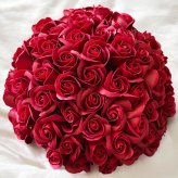 【ワインレッド】「サヴォンローズ」 花束 ブーケ バラの花束 薔薇の花束 花ギフト フラワーギフト フラワーボックス プロポーズ サプライズ ソープフラワー シャボンフラワー 石鹸フラワー 石鹸の花 石鹸のバラ 枯れない花 インテリア 母の日 父の日 敬老の日 クリスマス バレンタイン ホワイトデー 誕生日 入学 卒業 就職 結婚祝い 結婚記念日 退職祝い 記念日 