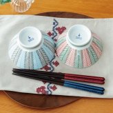 【公式】綾重ね夫婦茶碗ギフト オレンジ×ネイビー ギフトラッピング込み 日本製 波佐見焼 食器セット 磁器 夫婦箸 天然木 食洗機対応 電子レンジ対応 CDF etendue CDFエタンデュ ビスク