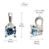 アクアマリン ネックレスプラチナ ネックレス 3月誕生石 一粒 PT950 プラチナ950 白金 チェーン 長さ選べる 40cm 45cm 50cm ギフトラッピング可能 シンプル 華奢 上品 Rapture 彼女 妻 女性 レディース 誕生日 プレゼント ハロウィン 【品番：CG-RSP-29051PT-3】