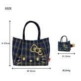 ROOTOTE ルートート IP.デリ.チェック.ハローキティ-B トートバッグ 手持ち スヌーピー レディース 普段使い 使いやすい かばん カバン 鞄 バッグ