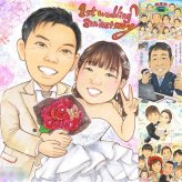 結婚記念日のお祝いに、記念に似顔絵を贈りませんか。 結婚記念日 似顔絵 プレゼント ギフト 名入れ 手描き 贈り物 結婚記念日 お祝い 周年記念 結婚10周年 金婚式 記念 結婚30周年 ご両親 夫婦 家族 名入れ 修正無料 下書き確認 かわいい 似てる サプライズ 宝物 結婚記念日 宝物 記念日 一生もの 感謝 メモリアルギフト 快気祝い 古希祝い ウェディングギフト カラフル 応援 大量注文