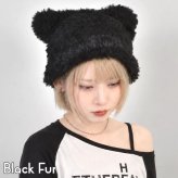 ニット帽 くま耳 帽子 MEI エムイーアイ レディース おしゃれ かわいい 耳付き帽子 クマ耳 ブラック ブラウン ホワイト グレー ピンク 57 58 59cm 大人 小顔効果 厚手 ビーニー ニットキャップ ニットワッチ リブニット ファー グリッター 洗える 防寒 冬 韓国風 ボアハット