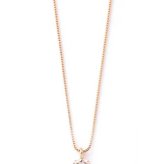 ダイヤモンド ネックレス K18 ピンクゴールド 0.1ct 一粒 ダイヤネックレス 6本爪 シンプル ペンダント レディース アクセサリー ジュエリー 誕生石 4月 ギフト プレゼント 贈り物 記念日 誕生日