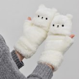 296-01 手袋 ミトン レディース 防寒 メッセージカード対応 彼女 女性 誕生日 クリスマス ギフト プレゼント レディース おしゃれ 誕生日プレゼント お祝い アニマル 動物 くま テディベア 冬 可愛い 娘 姉 妹 母 姪 姉妹 孫 記念日 中学生 高校生 大学生 学生 社会人