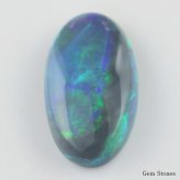 ブラックオパール 0.662ct ルース 裸石 宝石 イエロー グリーン レッド オレンジ ブラック オパール オーストラリア産  プレゼント 誕生石 10月 オリジナル ジュエリー コレクション