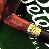 パイプ ピーターソン フィッシュテール アラン 3085 Peterson パイプ本体 喫煙具 スムース ブラウン おしゃれ ニッケルリング アイルランド 高級 かっこいい タバコ メンズ ギフト プレゼント