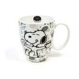 スヌーピー マグカップ コーヒーとドーナツ 10.5cm | キャラクター 雑貨 グッズ アート デザイン 正規輸入品