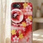 【全機種対応】職人の手作り！和柄スマホケース「利」名入れ 送料無料 和柄 和風 桜 職人 伝統工芸 ハンドメイド ハードケース 手帳型 iPhone 17 Xperia AQUOS Android 各機種対応