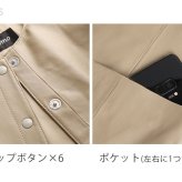 レザー コート アウター レディース ラムレザー 本革 ノーカラー ロングコート 秋 冬 春 ブランド Filomo 女性 スプリングコート 上品 軽量 シンプル 春 秋 冬 おしゃれ 大人 母 羊革 ノーカラーコート レザーコート ギフト プレゼント 6F (04000085r)