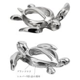 ハワイアンジュエリー ネックレス シルバー925 ホヌ ウミガメ Mサイズ お守り ロジウムコーティング シンプル ラッピング チェーン 長さ 選べる ハロウィン 【品番：CG-009-11-02】