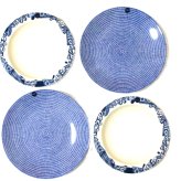 北欧ブランド食器セット　アラビアARABIA　アラビア24h  アベックブルーAvec　blue26㎝、　ピエンナル piennar  ディーププレート　 ペア【食器セット　贈答　プレゼント　お祝い　花柄】【御結婚御祝・内祝・新築御祝・還暦御祝・御礼・寿・ギフト包装可能】
