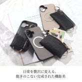 iphone16 ケース 本革 小銭入れ付き iphone16Pro iphone16e iphone16Plus iphone16ProMAX MagSafe対応 ウォレット 財布 レザー 山羊革 アイフォン 16 pro max plus 16e マグセーフ対応 マグネット コインケース カード リング ポーチ 小物入れ プロ マックス プラス 送料無料