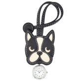 フレブルハングウォッチ ストラップ時計 定形外 送料無料 N02925A-6 フレンチブルドック イヌ 犬 バッグチャーム キーホルダー アクセサリー ウォッチ クオーツ時計 かわいい レディース 学生
