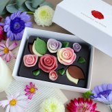 【手紙のように贈るショコラギフト】レトル・フルーリ・ダリア　人気 スイーツ かわいい 花 お菓子 フルーティ チョコレート 食品 おすすめ ギフト インスタ映え お祝い お返し