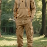 上下セットアップメンズ スウェットセット裏起毛パーカー長袖トレーナーロングパンツ イージーパンツ 長袖 裏起毛 ダンスウェア スポーツウェア トレーニングウェア ランニングウェアプレゼントギフト