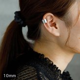 イヤーカフ メンズ レディース 金属アレルギー対応 純チタン製 イヤークリップ イヤカフ 1個 片耳 Fデザイン かっこいい 耳 が 痛くならない