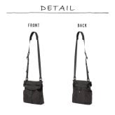 snowpeak Recycled Cordura Shoulder Bag ショルダーバッグ 斜め掛け 普段使い 使いやすい シンプル レディース メンズ ギフト プレゼント ブラック bb26su015