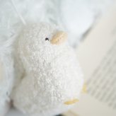 amanoppo あまのっぽ ベビーカーメリー ～アヒルさんとお出かけ～ | ベッドメリー ベビーカートイ クリップ付き 音が鳴る  どうぶつ 動物 あひる ベビーカー バッグ 持ち運び