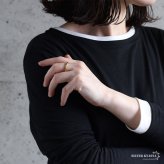 ステンレス 福リング 色んな字体 文字 刻印 甲丸リング ゴールド 指輪 プチプラ 高見え ユニーク 縁起 レディース 女性 金属アレルギー対応