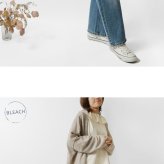 【vent blanc+ ヴァンブラン プリュス】12ozデニム コクーン パンツ (vbp191304)レディース メンズ ユニセックス 春 夏 秋 冬 ジーンズ ロング 綿100％ ゆったり ナチュラル 服 新作 おしゃれ コーデ  人気 60代 50代 40代 30代 母の日 クリスマス ギフト プレゼント