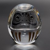 名入れ バカラ ダルマ 2815753 Baccarat だるま 達磨 クリスタル 置物 フィギュリン クリア ゴールド 正規品 開運祈願 七転び八起 商売繁盛 開店祝い 開業祝い 還暦祝い ギフト プレゼント