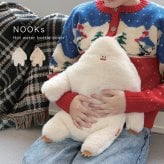 NOOKs ヌークス YETI イエティ湯たんぽカバー[かわいい 湯たんぽ カバー おしゃれ ふわふわ もこもこ カバーのみ 袋 ケース 抱っこ ぬいぐるみ エコ 節電 冷え対策 寒さ対策 防寒グッズ 温活 防寒 インテリア 雑貨 冬 冬支度] 即納