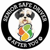 カーサイン 高齢者マーク SENIOR SAFE DRIVER マルックス ステッカー シール 直径13cm 肉球 日本製 車