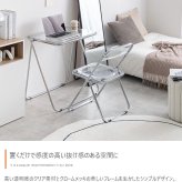 机 デスク パソコンデスク PCデスク クリアデスク ワーク 折りたたみ 折り畳み 韓国 インテリア コンパクト 一人暮らし 省スペース 事務 書斎 キッズ 作業台 幅71 完成品 テーブル \5%OFF 配布中 スチール 家具 新生活