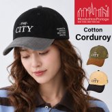 キャップ Manhattan Portage マンハッタンポーテージ MP416 秋冬 レディース メンズ 帽子 深め 大きめ ブランド コーデュロイ Corduroy アジャスター サイズ調整 おしゃれ シンプル THE CITY ザシティ 紫外線対策 日除け 刺繍 ワンポイント 黒 ブラック ベージュ オリーブ