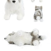 オゥシー いぬ 犬 ぬいぐるみ リアル 動物 アニマル ふわふわ かわいい 置物 インテリア 子供 おもちゃ ごっこ遊び 誕生日 プレゼント ギフト 癒し