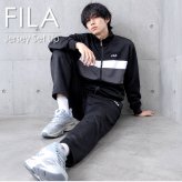 FILA フィラ ジャージ 上下 セット メンズ レディース セットアップ ブランド 長ズボン ロングパンツ ジャージパンツ おしゃれ  スポーツウェア 運動着 部屋着 ルームウェア ジム トレーニングウェア 大きいサイズ 3L 4L 春 秋 冬 学生 大人 黒 紺 outfit別注