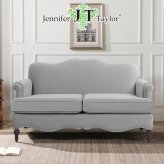 ソファ 座椅子 2人掛け Bonanza ジェニファーテイラー Jennifer Taylor Home アンティーク調 ヨーロピアン クラシック インテリア ブランド 輸入家具 2人掛