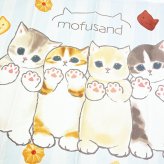 モフサンド mofusand ファブリックポスター M ゆるにゃん インテリア