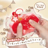 スクイーズ ケーキ お菓子 おかし おもちゃ [ 超リアル！フルーツケーキ シリコンパック ] キッズ 子供 女の子 誕生日 クリスマス プレゼント