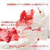 クリスマス卵アレルギー対応ケーキ5号  15cm(4～5人前)☆ご予約受付中! 2026年