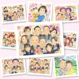 喜寿のプレゼントに、大切な記念日を、笑顔で残せます。修正無料・下書き確認付き。安心してご注文いただけます。 喜寿祝い 贈り物 似顔絵 手描き ギフト プレゼント 名入れ 喜寿 古希 記念 長寿 大人数 祖父母 おばあちゃん おじいちゃん 名入れ 下書き確認 修正無料 似てる そっくり サプライズ 親孝行 喜寿 長寿祝い 一生もの 77歳 キレイ 感謝の品 色紙 百寿祝い 古希祝い 白寿祝い
