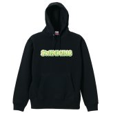 水泳 競泳 パーカー プルオーバー メンズ レディース ジュニア 練習着 裏パイル おもしろ 名入れ スウェット おしゃれ キッズ 大きいサイズ 文字入れ無料 「ポップなアイスのSWIMMINGロゴ」 アートワークスコウベ 【送料無料】