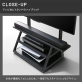 WALLインテリアテレビスタンド M1CASTER 収納付きキャスタースタンド 32～65v対応 壁寄せ 自立型 テレビ台 TVスタンド 背面収納 コード収納 ホワイト 白 ブラック 黒 ウォールナット ブラウン 震度7耐震試験済み 新生活