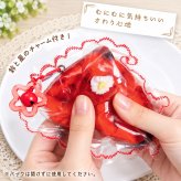 スクイーズ キーホルダー ゼリー フルーツ 果物 お菓子 スイーツ おもちゃ [ エール 超リアル！フルーツゼリー シリコンパック ] キッズ 子供 女の子 誕生日 クリスマス プレゼント ストレス解消