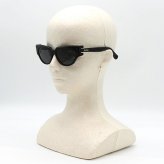 マックスマーラ Max Mara サングラス グローバルフィット アイウェア キャットアイ フォックス MM0139/S 01A 55 メンズ レディース ユニセックス ブラック+グレー 海外正規品