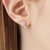 【無料ラッピング】  カナルヨンドシー Canal 4℃ カナル4℃ プラチナ ピアス シンセティックモアサナイト ブランド 正規品 新品 ギフト プレゼント 人気 おすすめ 誕生日 記念日 クリスマス 送料無料