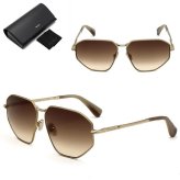 マックスマーラ サングラス MAX MARA MM0143/S 32F 59 サングラス ノーズパッド MM0143-32F-59 ゴールド ブラウングラデーション ユニセックス