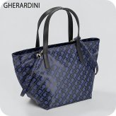 ゲラルディーニ トートバッグ レディース ブランド GHERARDINI Italy GHB0249 ODISS ネイビー/ブラック